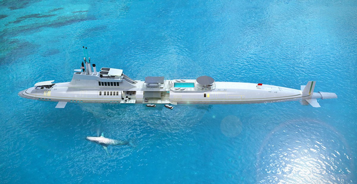 Jahta Migaloo Submersible