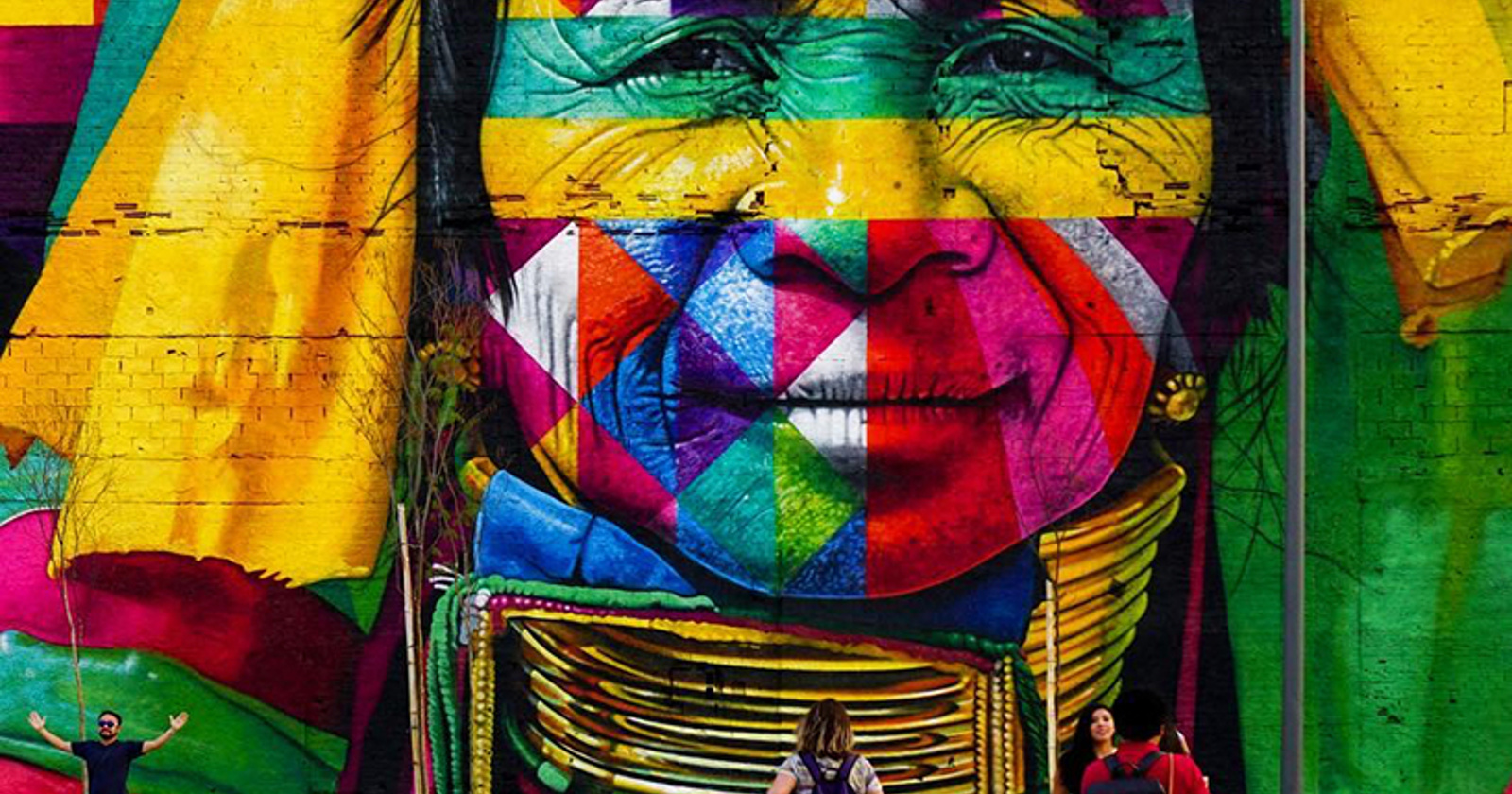 3000 kvadratnih metrov velika stenska poslikava