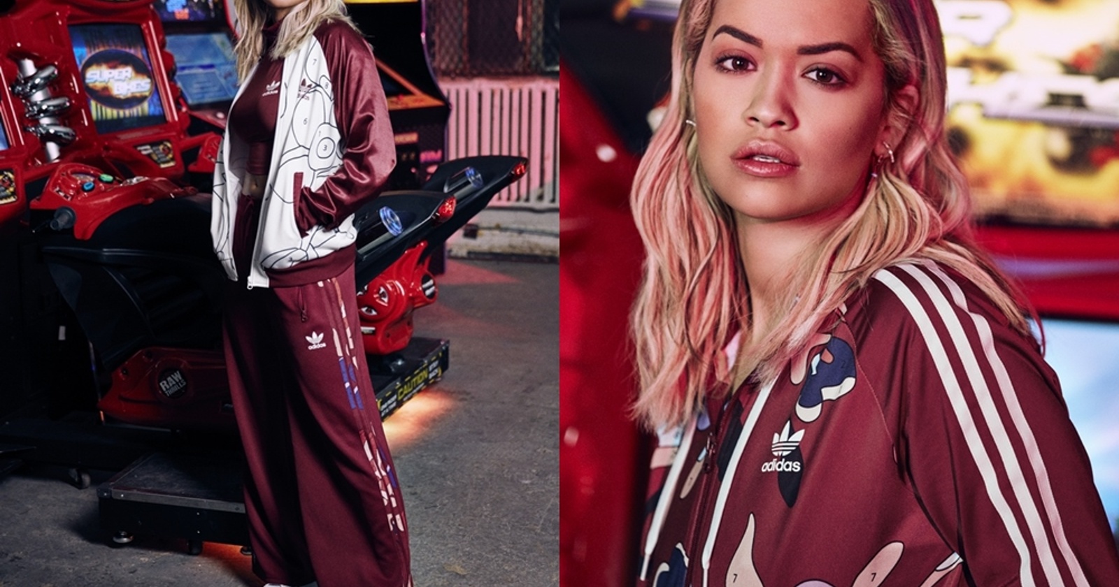 Rita Ora in Adidas