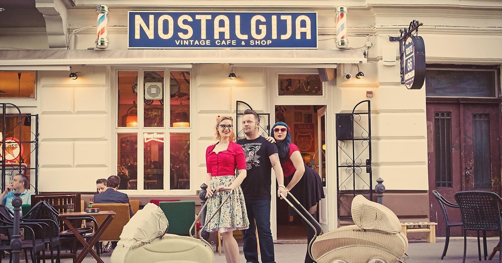 Nostalgija vintage cafe