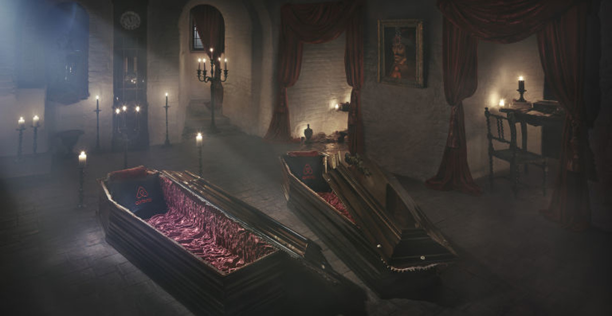 Grad grofa Drakule v Transilvaniji.