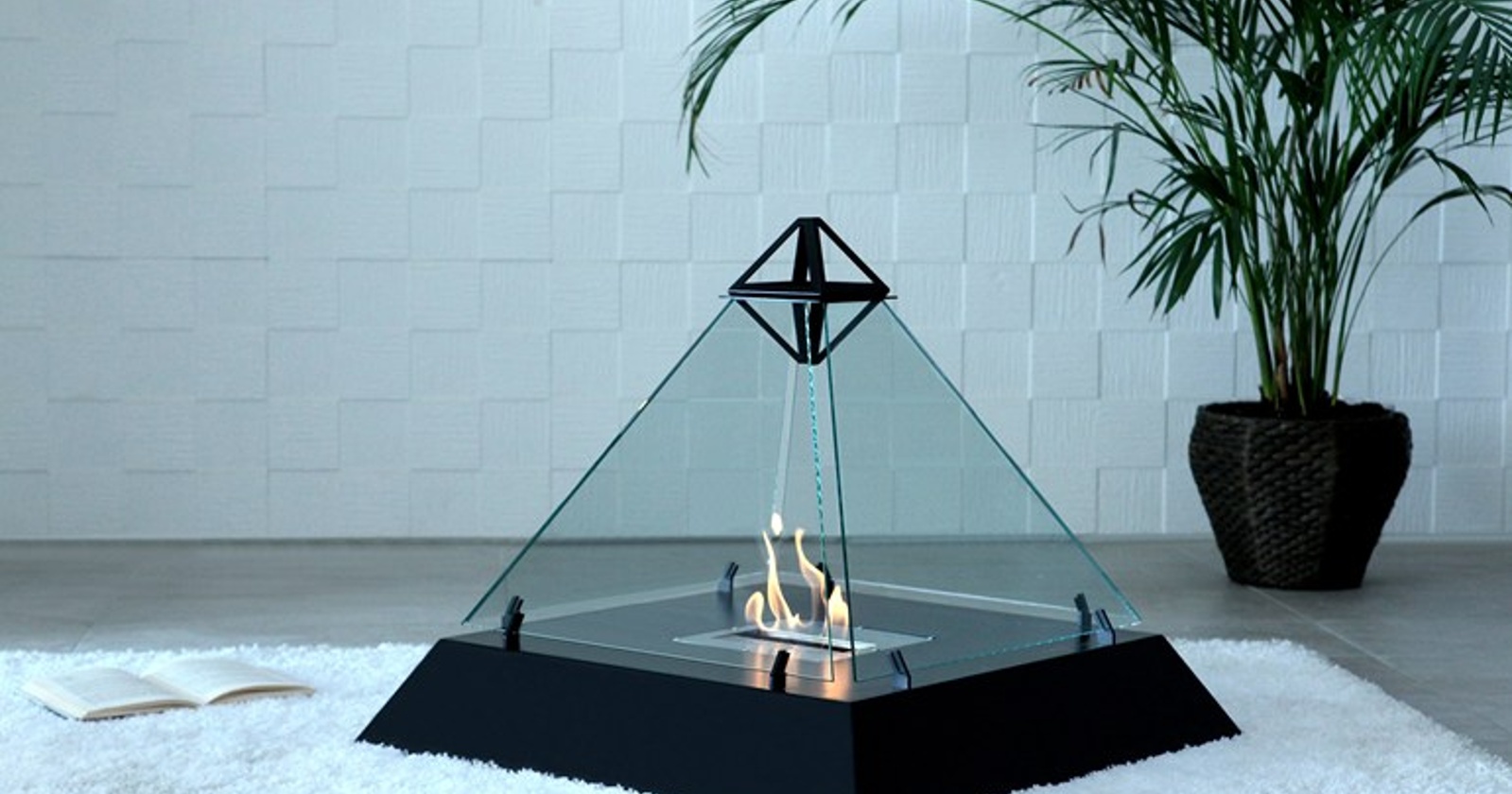 Samostoječi kamin Louvre