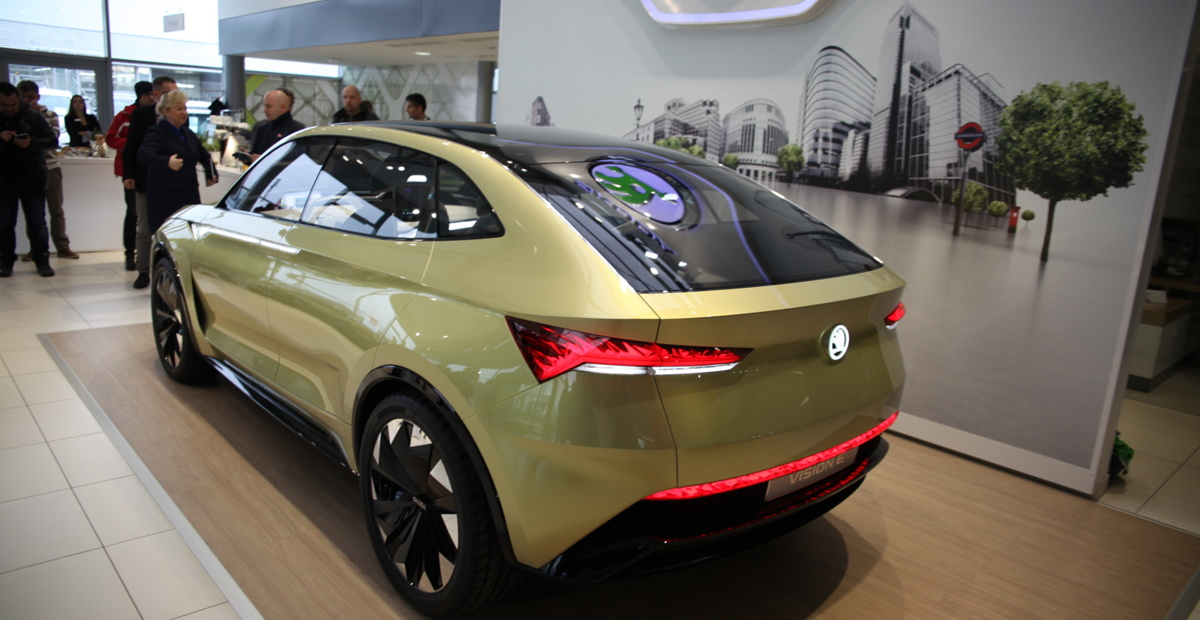 Prvič v Sloveniji: Škoda Vision E