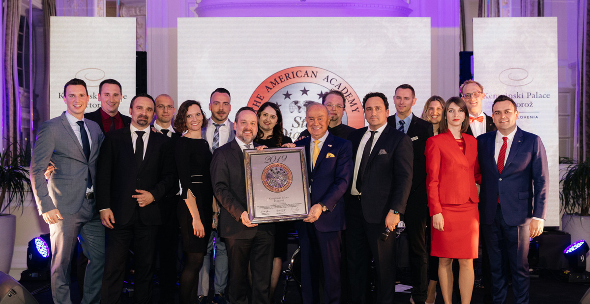 Kempinski Palace Portorož prejel nagrado Star Diamond award (foto: Žiga Intihar)