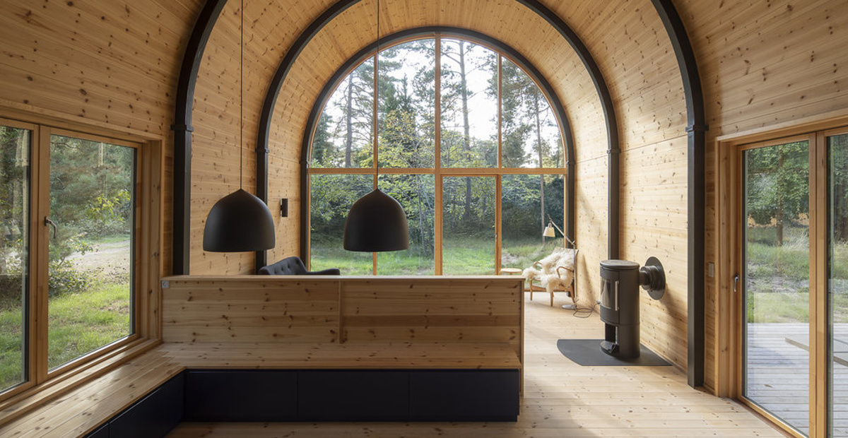 Hišica v danskem gozdu