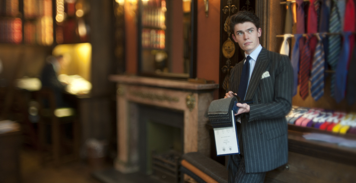 Britanska krojaška tradicija oblek po meri