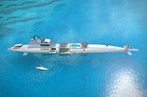 Jahta Migaloo Submersible