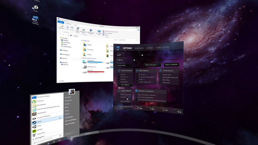 aplikacija Virtual Desktop