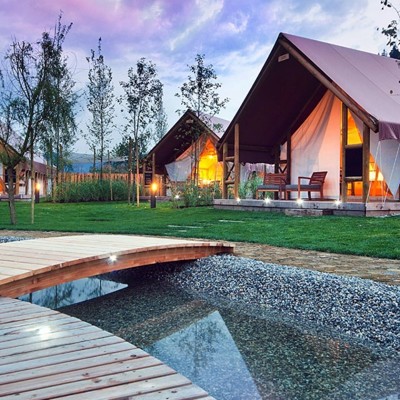 Herbal glamping resort Ljubno