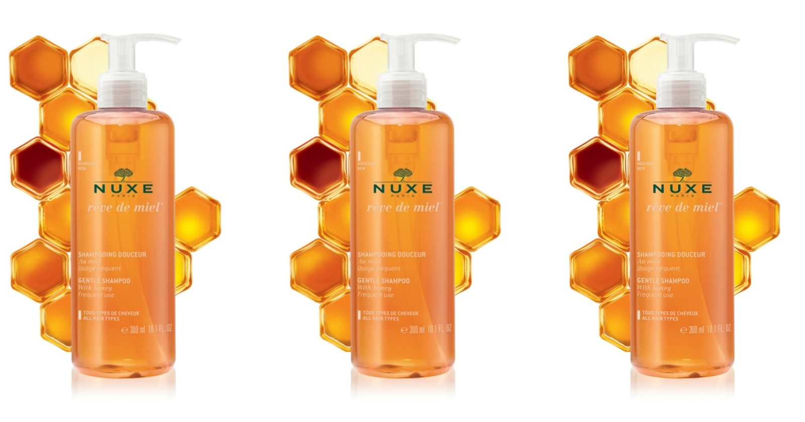 NUXE - Nežen šampon za lase z medom