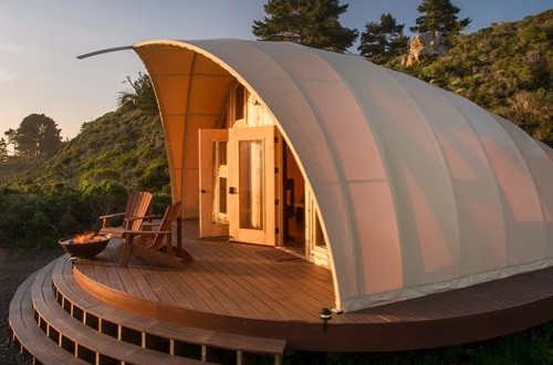 Arhitekturni šotor v obliki kokona