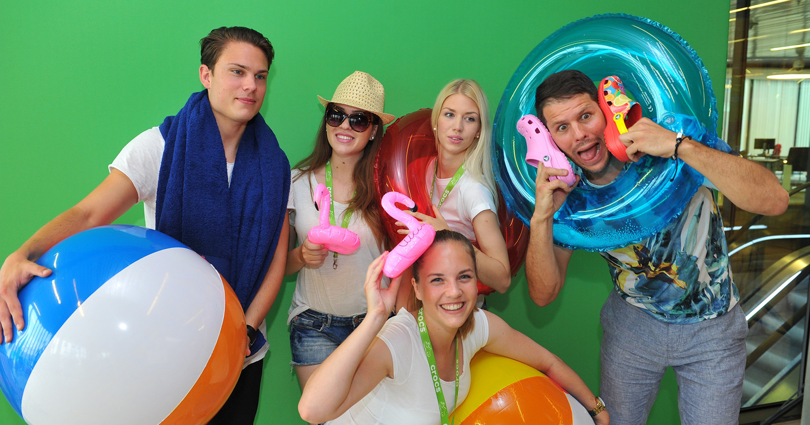 Gostje so vstopili v nepozabno Crocs poletno zabavo