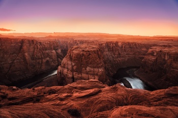 Na Grand Canyon v Arizoni si lahko ogledamo čudovit sončni zahod. Foto: Pexels