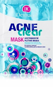 Dermacol Acneclear maska za obraz za problematično kožo in akne. Foto: notino.si