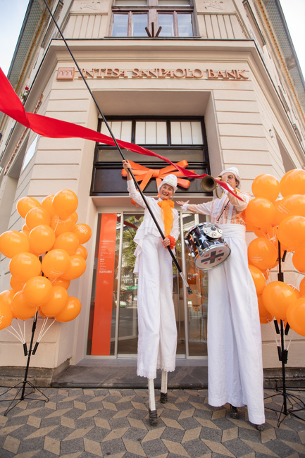Slavnostno odprtje nove poslovalnice Intesa Sanpaolo Bank v Ljubljani.